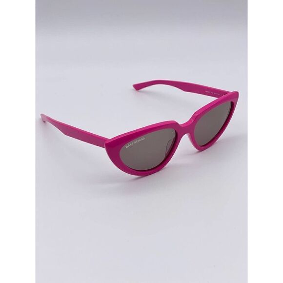 BRAND NEW BALENCIAGA BB0182S 003 Fuchsia/Brown Women Sunglasses - Picture 4 of 9